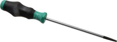 Wera - 248mm OAL Standard Slotted Screwdriver - 150mm Blade Length, Round Shank, Ergonomic Handle - All Tool & Supply