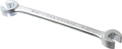 Proto - 7/16 x 7/16", Satin Finish, Combination Flare Nut Wrench - 12 Points, 6-1/32" OAL, Steel, Double End Head - All Tool & Supply