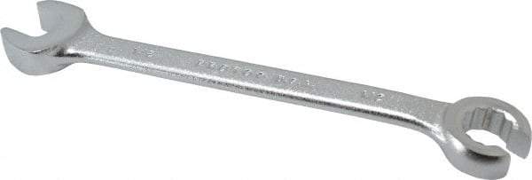 Proto - 1/2 x 1/2", Satin Finish, Combination Flare Nut Wrench - 12 Points, 6-7/16" OAL, Steel, Double End Head - All Tool & Supply