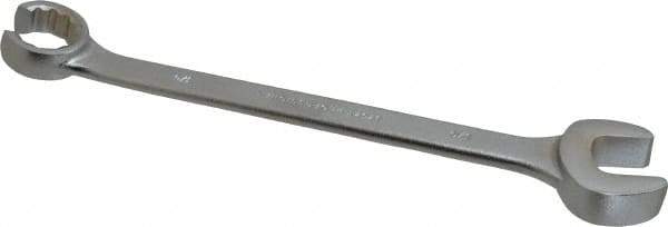 Proto - 3/4 x 3/4", Satin Finish, Combination Flare Nut Wrench - 12 Points, 9-3/16" OAL, Steel, Double End Head - All Tool & Supply