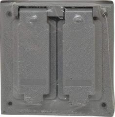 Cooper Crouse-Hinds - Electrical Outlet Box Aluminum Weatherproof Cover - Includes Gasket - All Tool & Supply