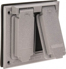 Cooper Crouse-Hinds - Electrical Outlet Box Aluminum Weatherproof Cover - Includes Gasket - All Tool & Supply