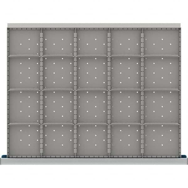 LISTA - 20-Compartment Drawer Divider Layout for 3.15" High Drawers - All Tool & Supply