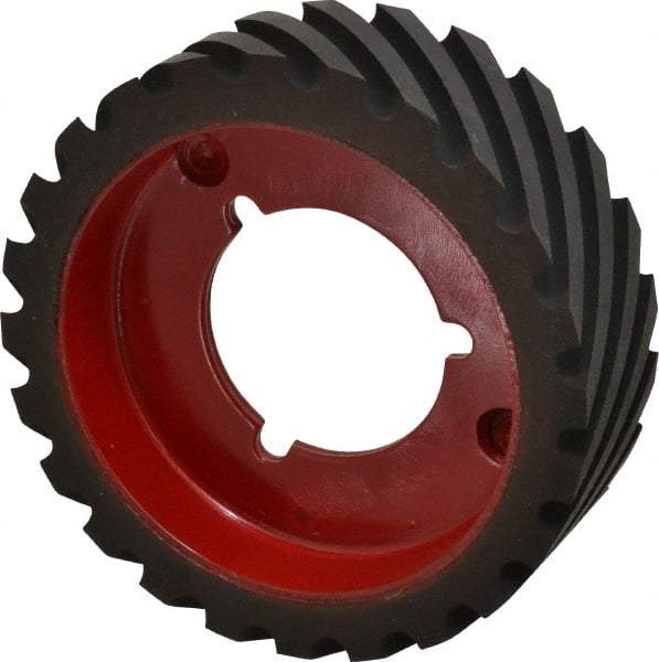 Made in USA - 6" Diam x 2" Wide Contact Wheel - Quick Change, Hard - All Tool & Supply