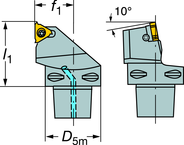 C3-266LFG-22040-16 CoroThread® 266 Coromant Capto® Toolholder - All Tool & Supply