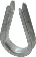 Value Collection - 3/16" Wire Rope Thimble Clip - Steel, Galvanized - All Tool & Supply