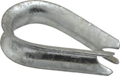 Value Collection - 3/8" Wire Rope Thimble Clip - Steel, Galvanized - All Tool & Supply