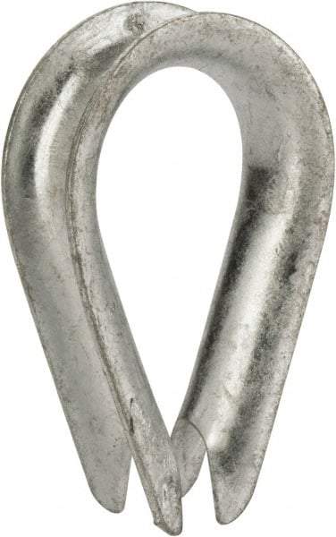 Value Collection - 7/16" Wire Rope Thimble Clip - Steel, Galvanized - All Tool & Supply