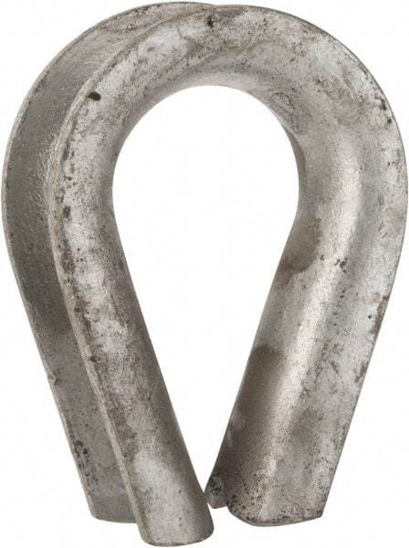 Value Collection - 7/8" Wire Rope Thimble Clip - Steel, Galvanized - All Tool & Supply