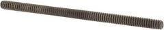 Value Collection - #4-40 2" OAL Fully Threaded Stud - Carbon Steel, Plain Finish - All Tool & Supply