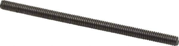 Value Collection - #8-32 3" OAL Fully Threaded Stud - Carbon Steel, Plain Finish - All Tool & Supply