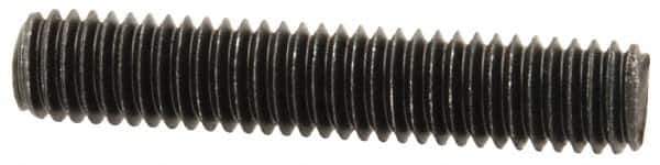 Value Collection - #10-32 1" OAL Fully Threaded Stud - Carbon Steel, Plain Finish - All Tool & Supply