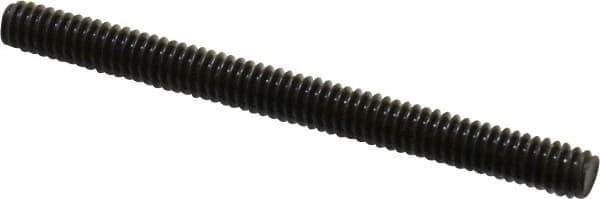 Value Collection - 1/4-20 3" OAL Fully Threaded Stud - Carbon Steel, Plain Finish - All Tool & Supply