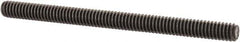 Value Collection - 1/4-20 3-1/2" OAL Fully Threaded Stud - Carbon Steel, Plain Finish - All Tool & Supply