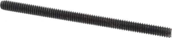 Value Collection - 1/4-20 4" OAL Fully Threaded Stud - Carbon Steel, Plain Finish - All Tool & Supply