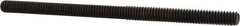 Value Collection - 1/4-20 4-1/2" OAL Fully Threaded Stud - Carbon Steel, Plain Finish - All Tool & Supply