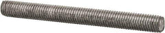 Value Collection - 1/4-28 2-1/2" OAL Fully Threaded Stud - Carbon Steel, Plain Finish - All Tool & Supply