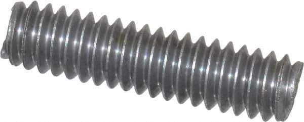 Value Collection - 1/4-20 1" OAL Fully Threaded Stud - Aluminum, Plain Finish - All Tool & Supply