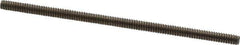 Value Collection - #4-40 2-1/2" OAL Fully Threaded Stud - Stainless Steel, Plain Finish - All Tool & Supply