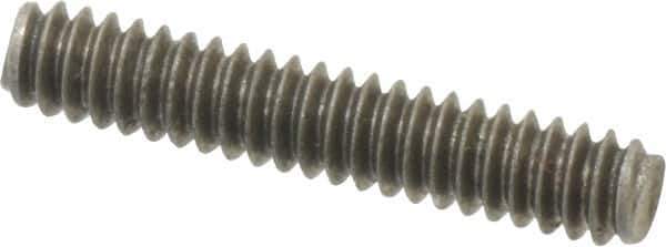 Value Collection - #6-32 3/4" OAL Fully Threaded Stud - Stainless Steel, Plain Finish - All Tool & Supply