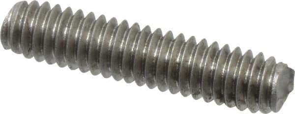 Value Collection - #8-32 3/4" OAL Fully Threaded Stud - Stainless Steel, Plain Finish - All Tool & Supply