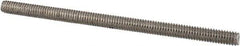 Value Collection - #8-32 3" OAL Fully Threaded Stud - Stainless Steel, Plain Finish - All Tool & Supply