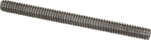 Value Collection - 1/4-20 3" OAL Fully Threaded Stud - Stainless Steel, Plain Finish - All Tool & Supply