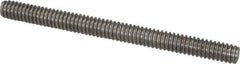 Value Collection - 1/4-20 3" OAL Fully Threaded Stud - Stainless Steel, Plain Finish - All Tool & Supply