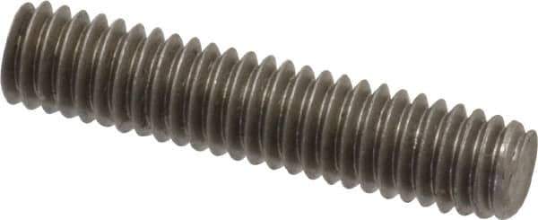 Value Collection - 5/16-18 1-1/2" OAL Fully Threaded Stud - Stainless Steel, Plain Finish - All Tool & Supply