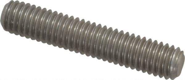 Value Collection - 3/8-16 2" OAL Fully Threaded Stud - Stainless Steel, Plain Finish - All Tool & Supply