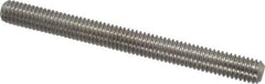 Value Collection - 3/8-16 4" OAL Fully Threaded Stud - Stainless Steel, Plain Finish - All Tool & Supply