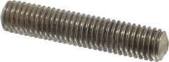 Value Collection - 1/2-13 2-1/2" OAL Fully Threaded Stud - Stainless Steel, Plain Finish - All Tool & Supply