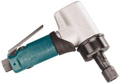 Dynabrade - 1/4" Collet, Angle Handle, Air Angle Die Grinder - 18,000 RPM, Front Exhaust, 35 CFM, 0.7 hp, 90 psi, 1/4 NPT Inlet - All Tool & Supply