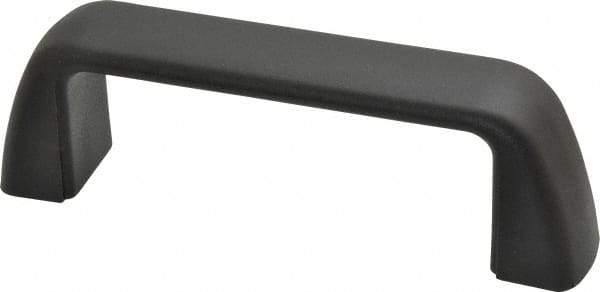 J.W. Winco - 4.33" Center to Center, Black Matte Finish Plastic Pull Handle - 1.57" High - All Tool & Supply