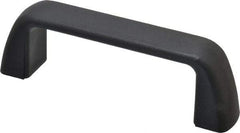 J.W. Winco - 4.61" Center to Center, Black Matte Finish Plastic Pull Handle - 1.57" High - All Tool & Supply