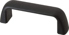 J.W. Winco - 105mm Center to Center, Black Matte Finish Plastic Pull Handle - 29mm Long, 37mm High - All Tool & Supply