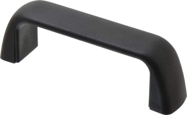 J.W. Winco - 105mm Center to Center, Black Matte Finish Plastic Pull Handle - 29mm Long, 37mm High - All Tool & Supply