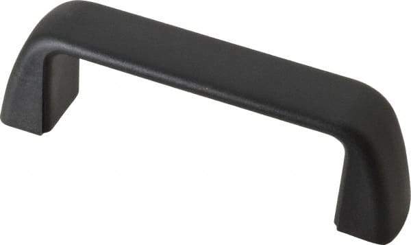 J.W. Winco - 110mm Center to Center, Black Matte Finish Plastic Pull Handle - 32mm Long, 40mm High - All Tool & Supply