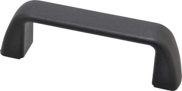 J.W. Winco - 117mm Center to Center, Black Matte Finish Plastic Pull Handle - 32mm Long, 40mm High - All Tool & Supply