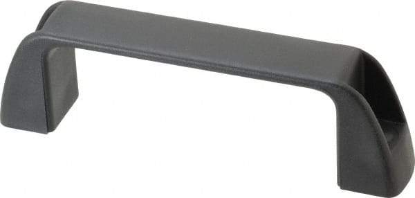 J.W. Winco - 5.2" Center to Center, Black Matte Finish Plastic Pull Handle - 1.46" Long, 1.77" High - All Tool & Supply