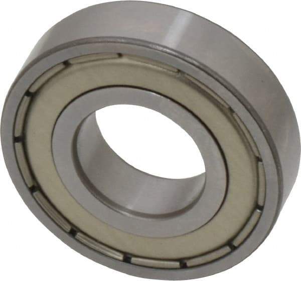 SKF - 5/8" Bore Diam, 1-3/8" OD, Double Shield Deep Groove Radial Ball Bearing - 0.3438" Wide, 1 Row, Round Bore, 731 Lb Static Capacity, 1,360 Lb Dynamic Capacity - All Tool & Supply