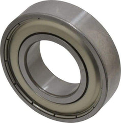 SKF - 1" Bore Diam, 2" OD, Double Shield Deep Groove Radial Ball Bearing - 1/2" Wide, 1 Row, Round Bore, 1,350 Lb Static Capacity, 2,270 Lb Dynamic Capacity - All Tool & Supply