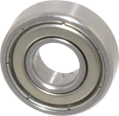 SKF - 1/4" Bore Diam, 5/8" OD, Double Shield Deep Groove Radial Ball Bearing - 0.196" Wide, 1 Row, Round Bore, 139 Lb Static Capacity, 332 Lb Dynamic Capacity - All Tool & Supply