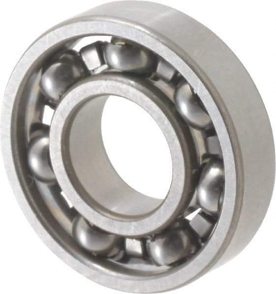 SKF - 3/8" Bore Diam, 7/8" OD, Open Deep Groove Radial Ball Bearing - 7/32" Wide, 1 Row, Round Bore, 301 Lb Static Capacity, 746 Lb Dynamic Capacity - All Tool & Supply