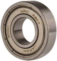 SKF - 1/2" Bore Diam, 1-1/8" OD, Double Shield Deep Groove Radial Ball Bearing - 5/16" Wide, 1 Row, Round Bore, 540 Lb Static Capacity, 1,140 Lb Dynamic Capacity - All Tool & Supply