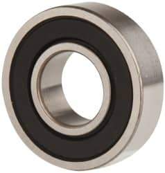 SKF - 1/2" Bore Diam, 1-1/8" OD, Double Seal Deep Groove Radial Ball Bearing - 5/16" Wide, 1 Row, Round Bore, 540 Lb Static Capacity, 1,140 Lb Dynamic Capacity - All Tool & Supply