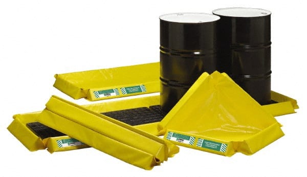 Enpac - Spill Pallets, Platforms, Sumps & Basins Number of Drums: 6 Sump Capacity (Gal.): 60.00 - All Tool & Supply