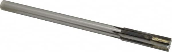 Made in USA - 0.5971 to 0.628" Diam, 9/16" Diam Shank, 2-1/4" Flute, Semi Finish Semi Ground Chucking Reamer - All Tool & Supply