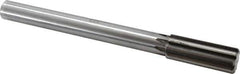 Made in USA - 1-1/16" Carbide-Tipped 8 Flute Chucking Reamer - Straight Flute, 7/8" Straight Shank, 2-3/4" Flute Length, 10-1/2" OAL - All Tool & Supply