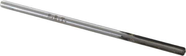 Made in USA - 0.1865" Carbide-Tipped 4 Flute Chucking Reamer - Straight Flute, 1-1/8" Straight Shank, 1-1/8" Flute Length, 4-1/2" OAL - All Tool & Supply